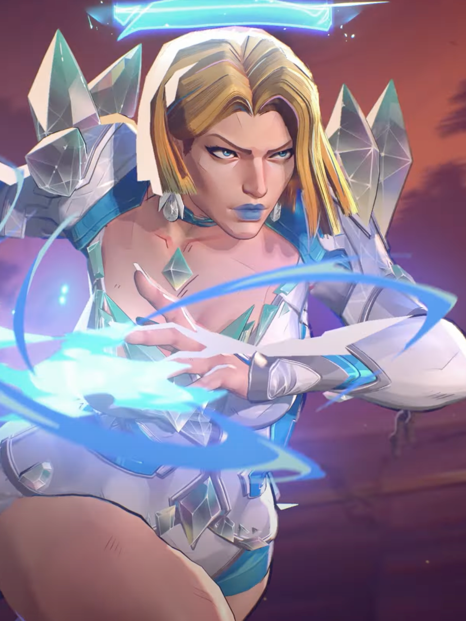 A screenshot of Emma Frost in Marvel Rivals