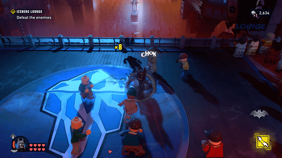 A screenshot of gameplay from LEGO Batman: Legacy of the Dark Knight