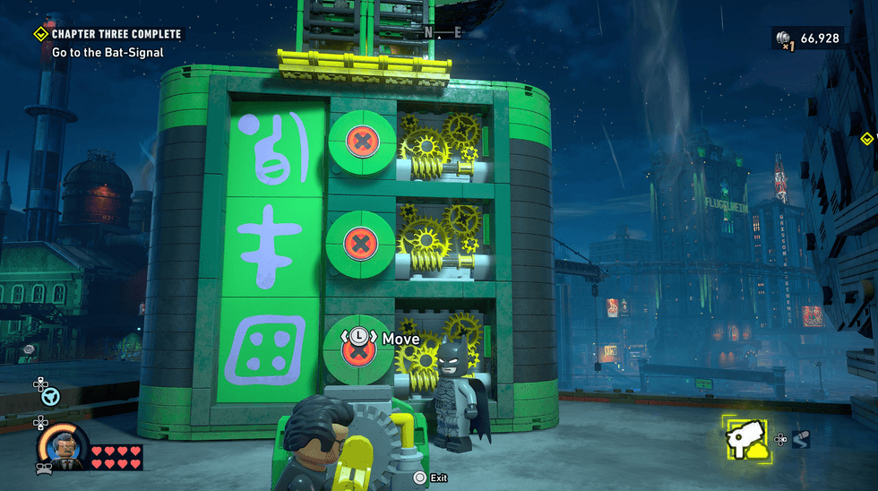 A screenshot of gameplay from LEGO Batman: Legacy of the Dark Knight