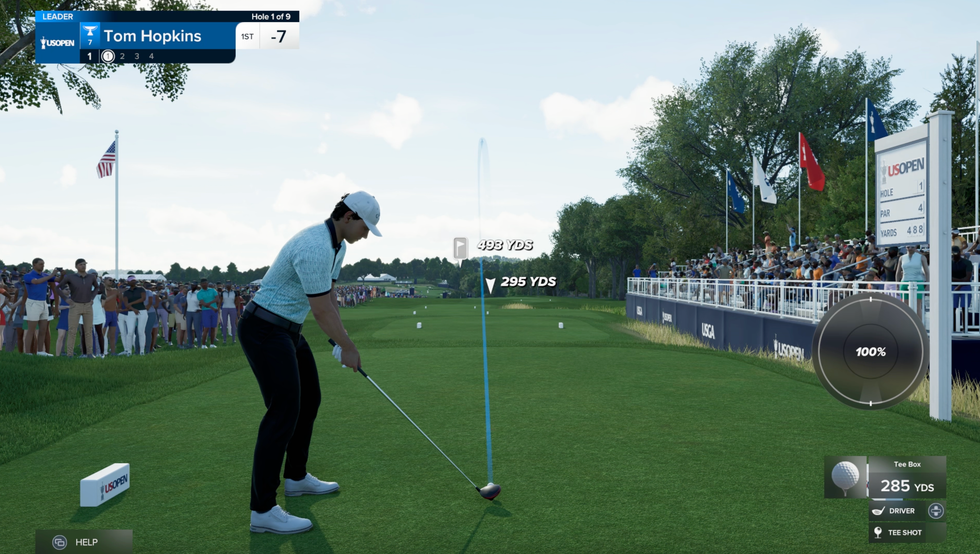 A screenshot of gameplay from PGA Tour 2K25