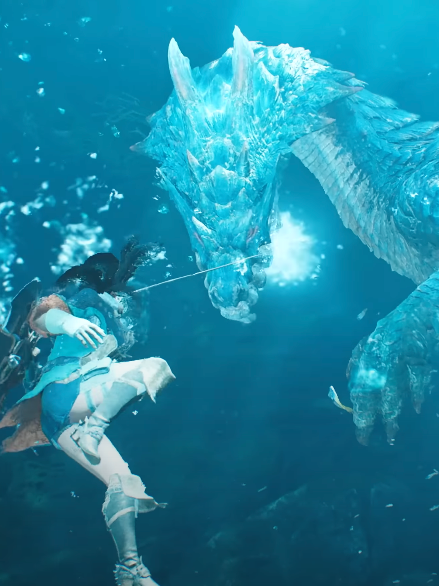 A screenshot of gameplay from the Monster Hunter Wilds Title Update 2 trailer