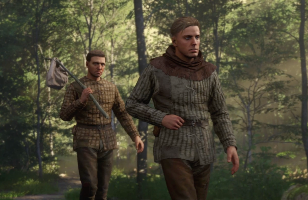 A screenshot of Henry and Hans from Kingdom Come Deliverance II