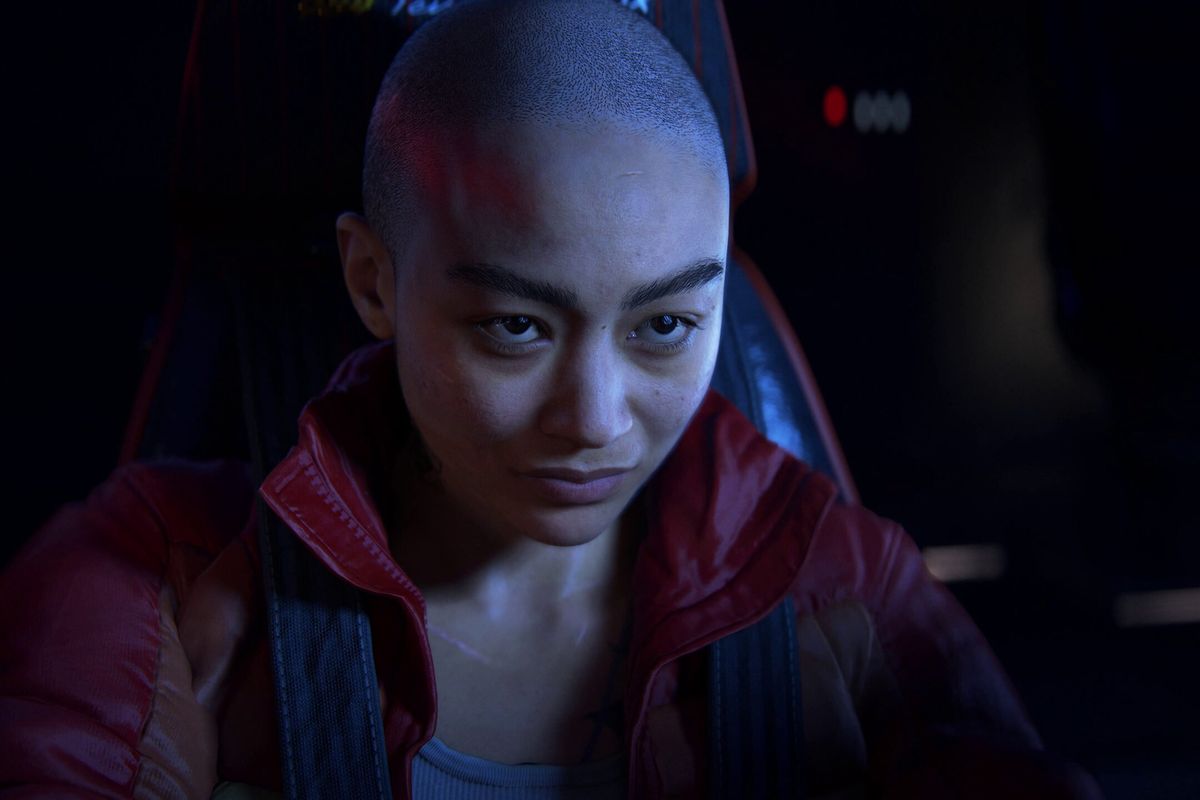 A screenshot of Jordan A. Mun from the first trailer for Intergalactic The Heretic Prophet