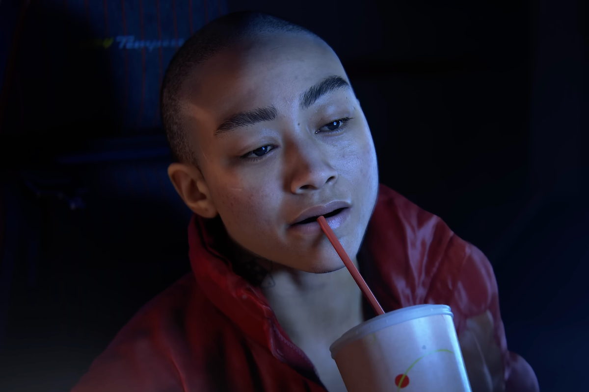 A screenshot of Jordan A. Mun from the Intergalactic The Heretic Prophet reveal trailer