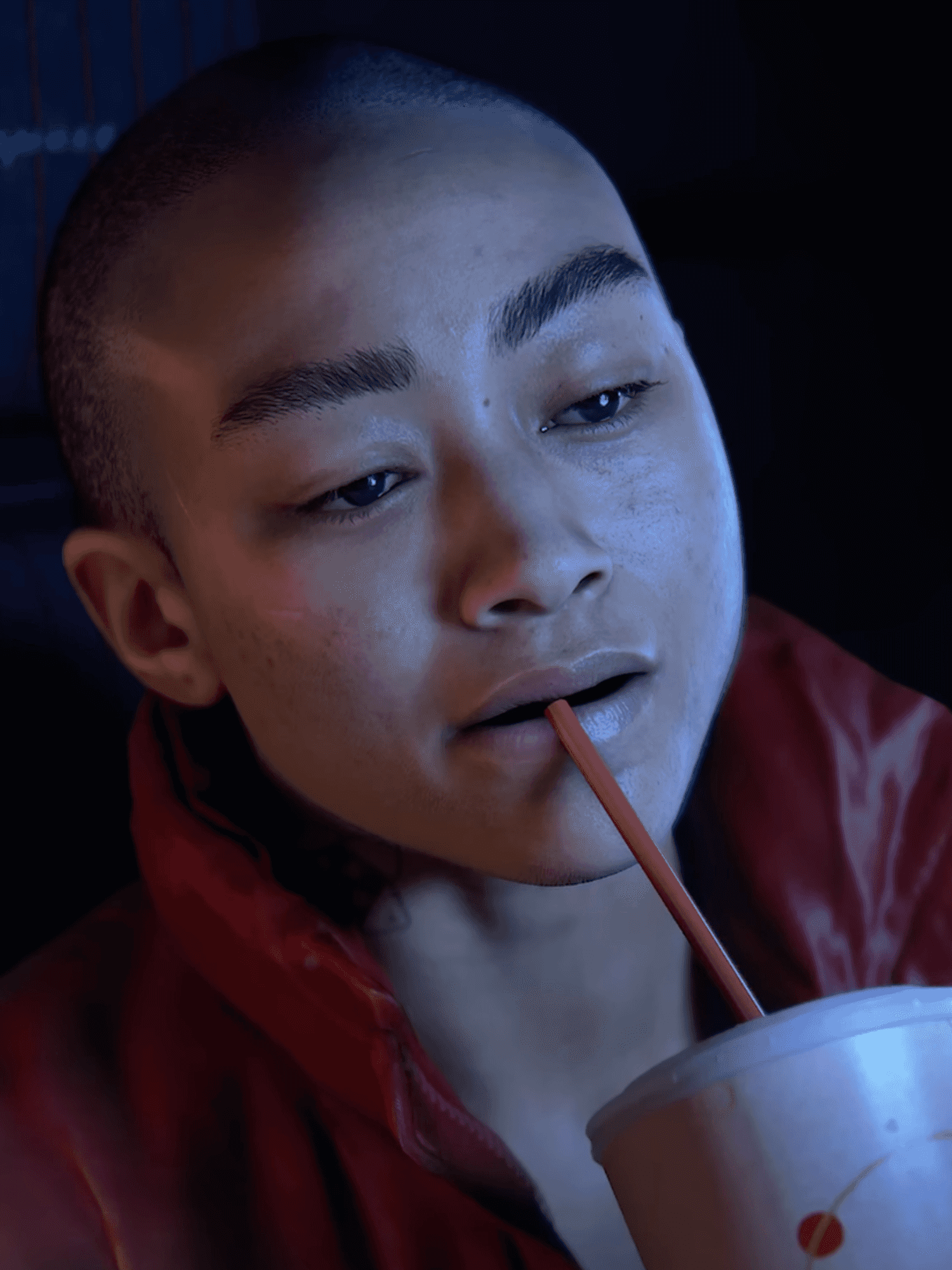 A screenshot of Jordan A. Mun from the Intergalactic The Heretic Prophet reveal trailer