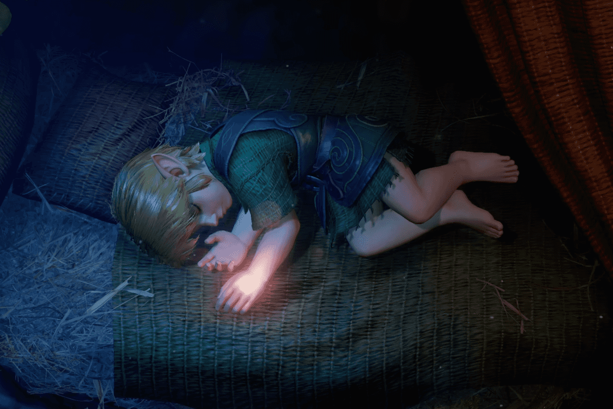 A screenshot of Link from The Legend of Zelda Ocarina of Time remake teaser trailer