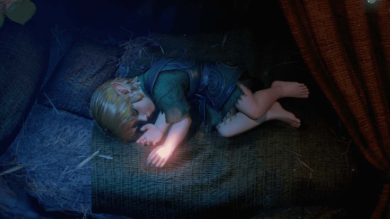 A screenshot of Link from The Legend of Zelda Ocarina of Time remake teaser trailer