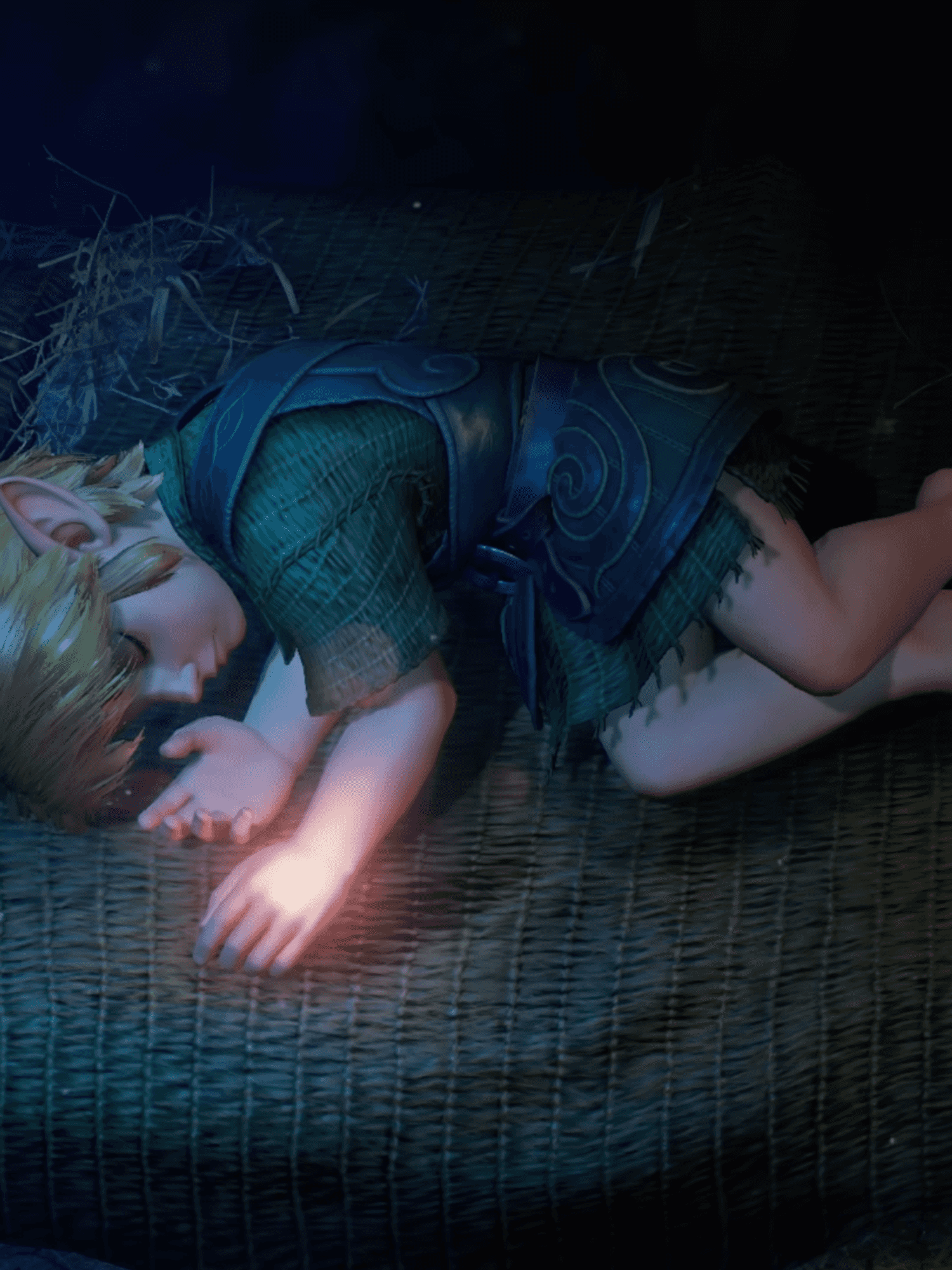 A screenshot of Link from The Legend of Zelda Ocarina of Time remake teaser trailer