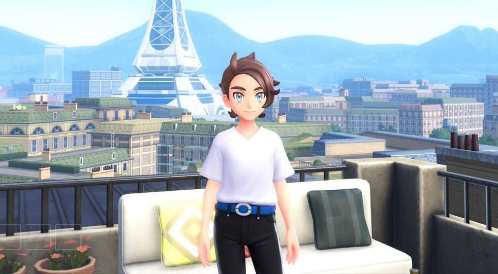 A screenshot of my character from Pokemon Legends Z-A