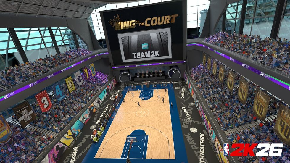A screenshot of MyTEAM King of the Court in NBA 2K26