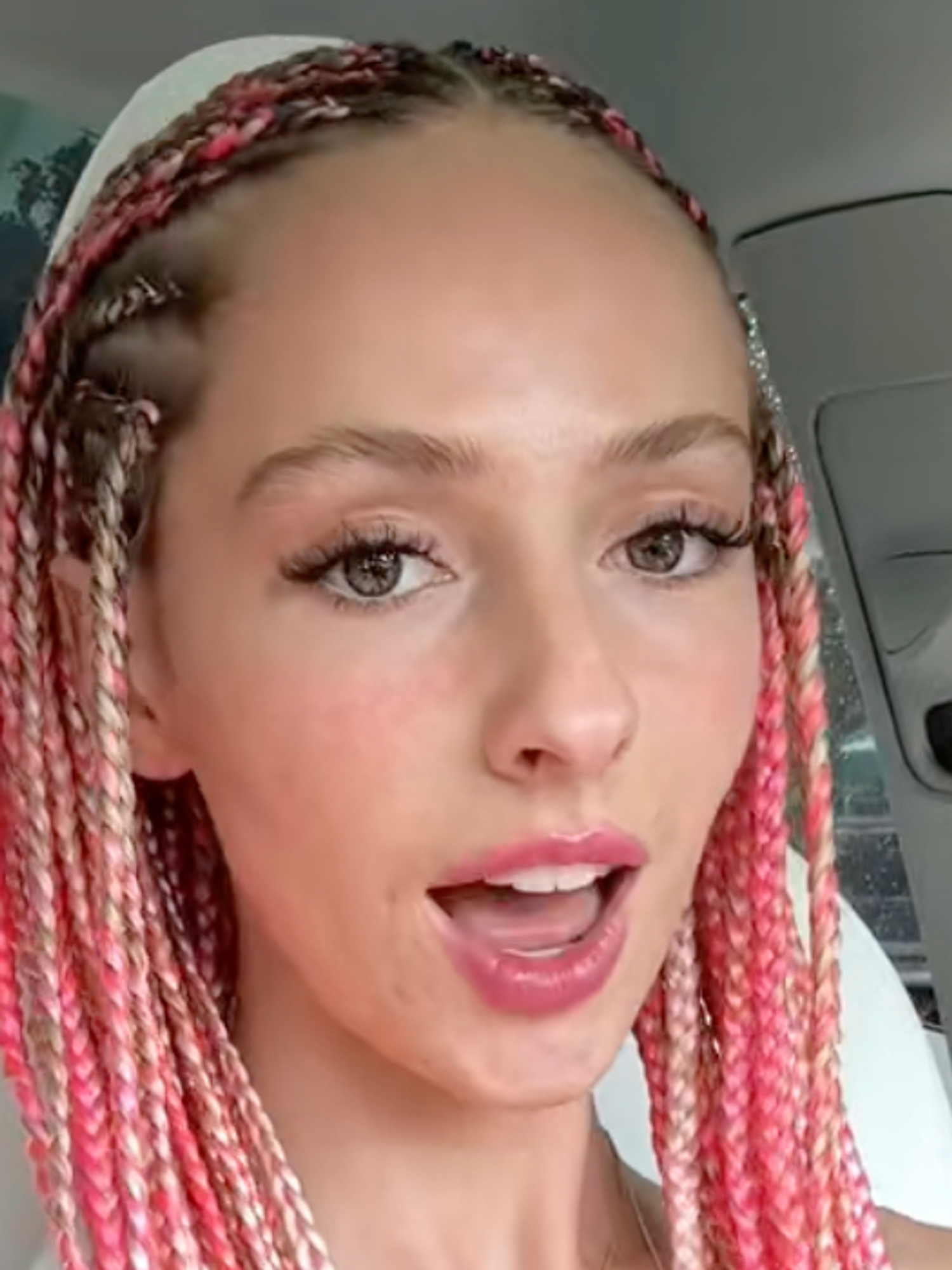 A screenshot of Natalie Reynolds from one of her TikTok videos