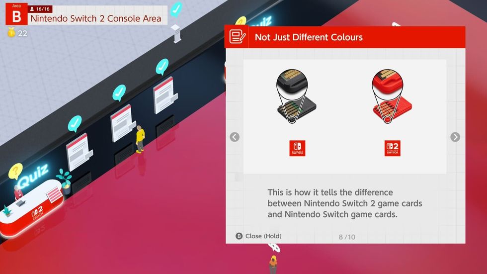 A screenshot of one of the information presentations in Nintendo Switch 2 Welcome Tour