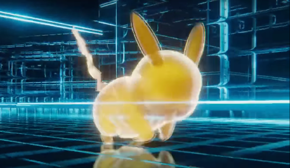 A screenshot of Pikachu from the Pokemon Legends Z-A announcement trailer