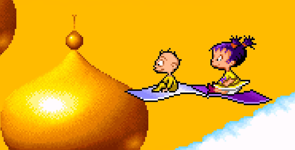A screenshot of Rugrats: Castle Capers from Rugrats: Retro Rewind Collection trailer