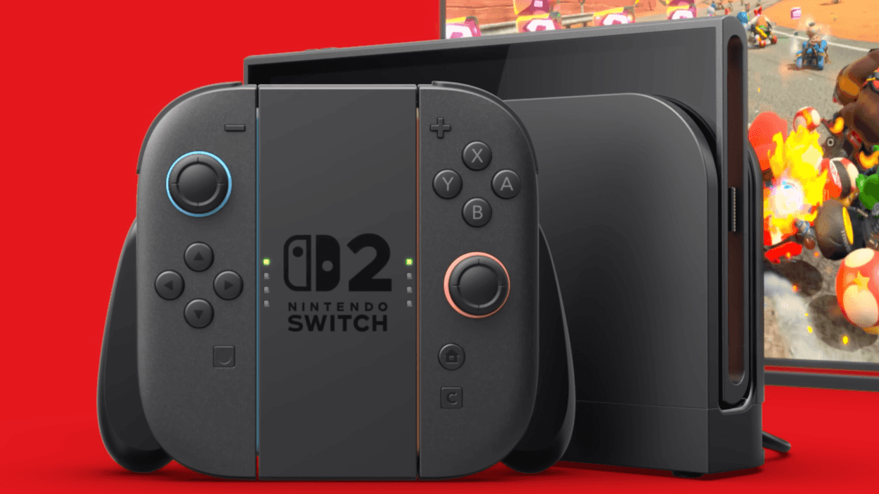 A screenshot of the Nintendo Switch 2 console from the overview trailer