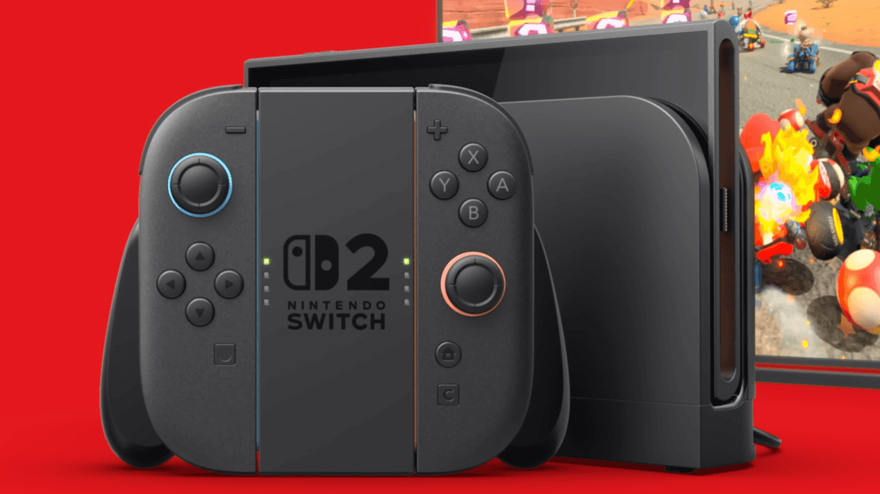 A screenshot of the Nintendo Switch 2 console from the overview trailer