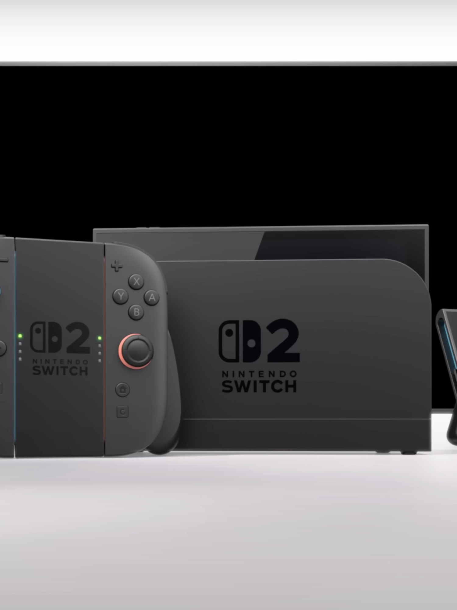 A screenshot of the Nintendo Switch 2 from the reveal trailer