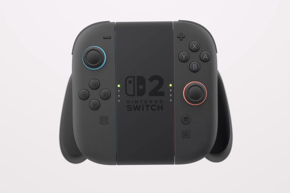 A screenshot of the Nintendo Switch 2 Joy-Cons docked