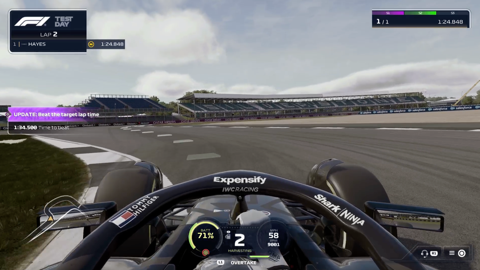 A screenshot of the preview chapter of F1 The Movie in EA Sports F1 25
