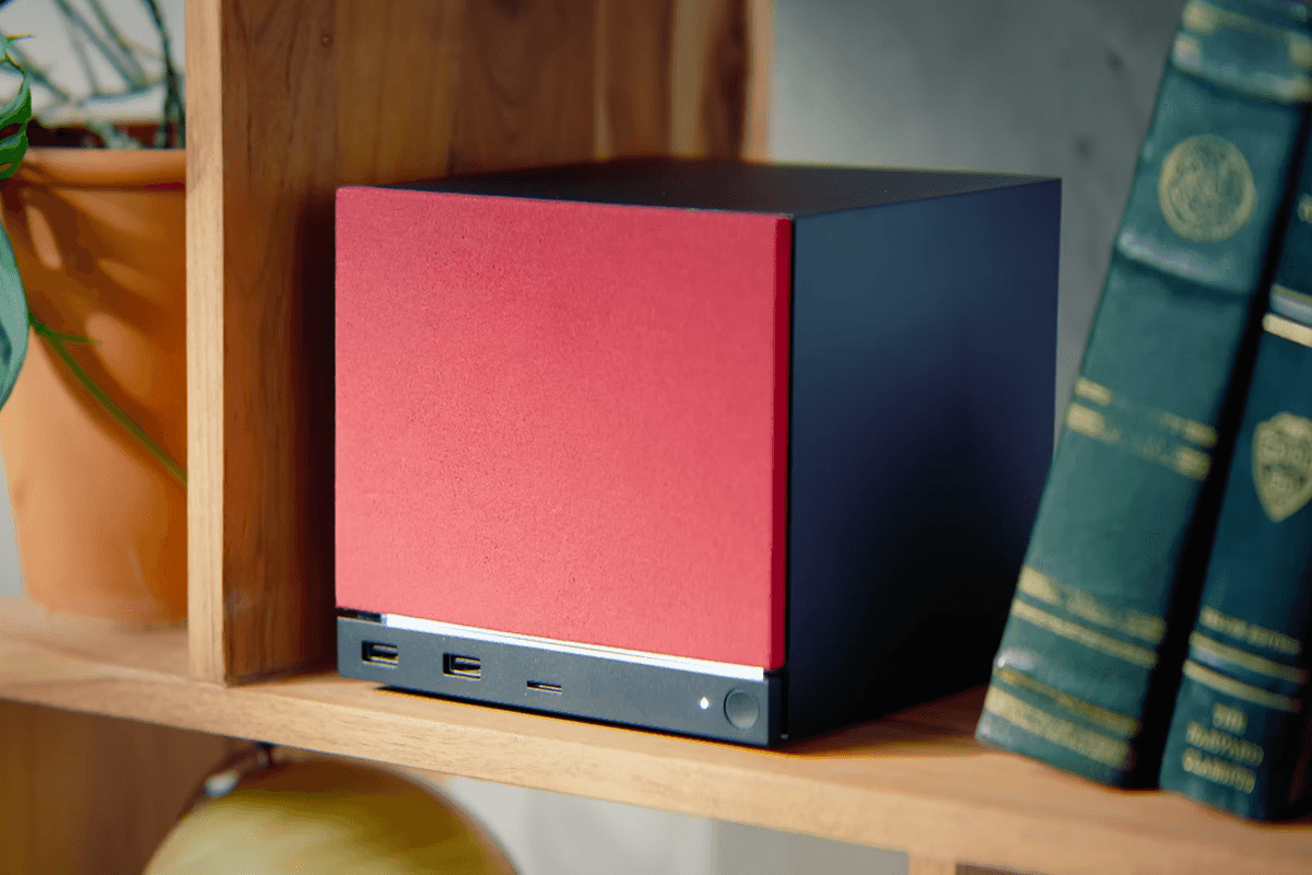 A screenshot of the Steam Machine from its reveal trailer