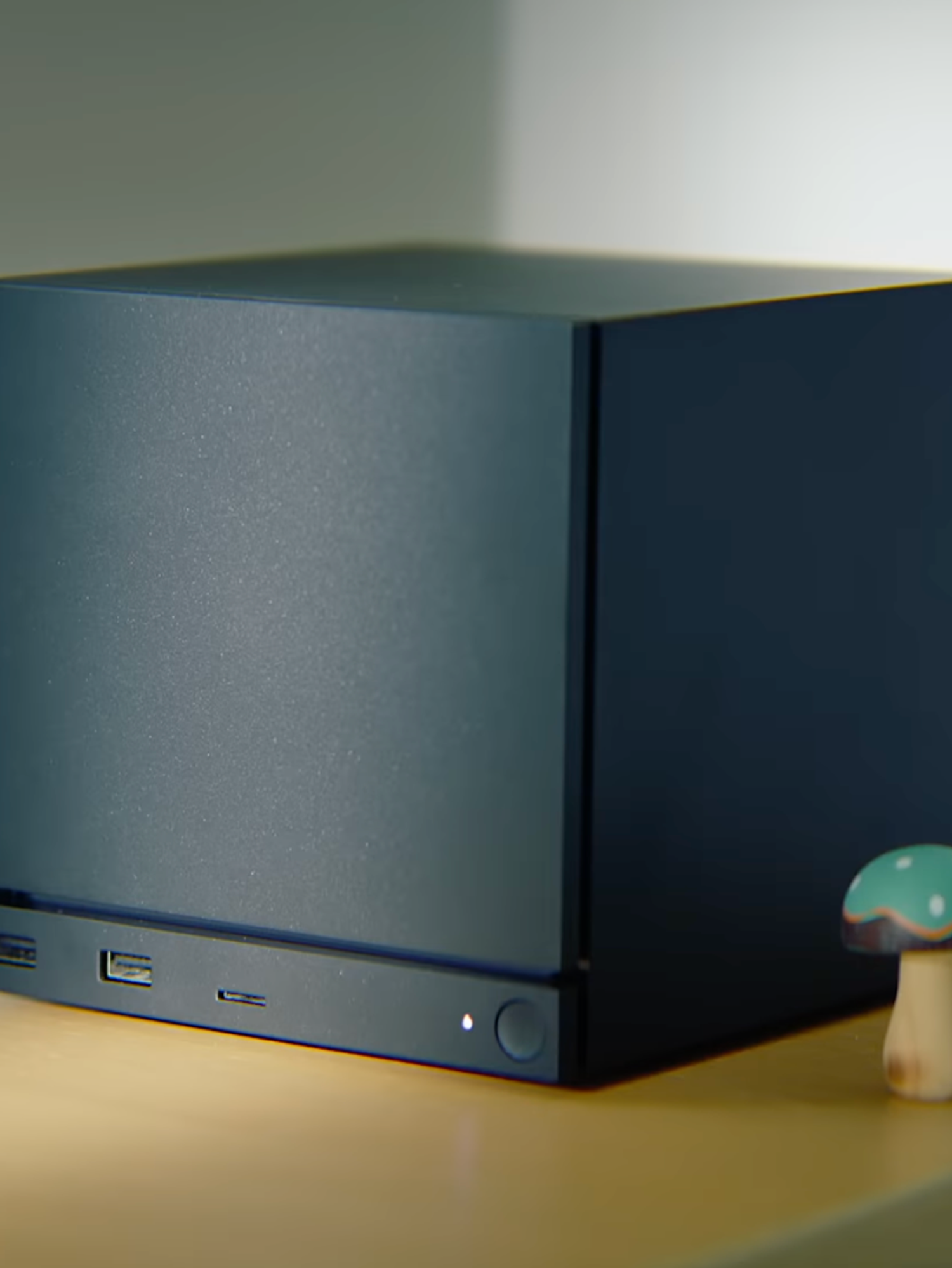 A screenshot of the Steam Machine from the official reveal trailer