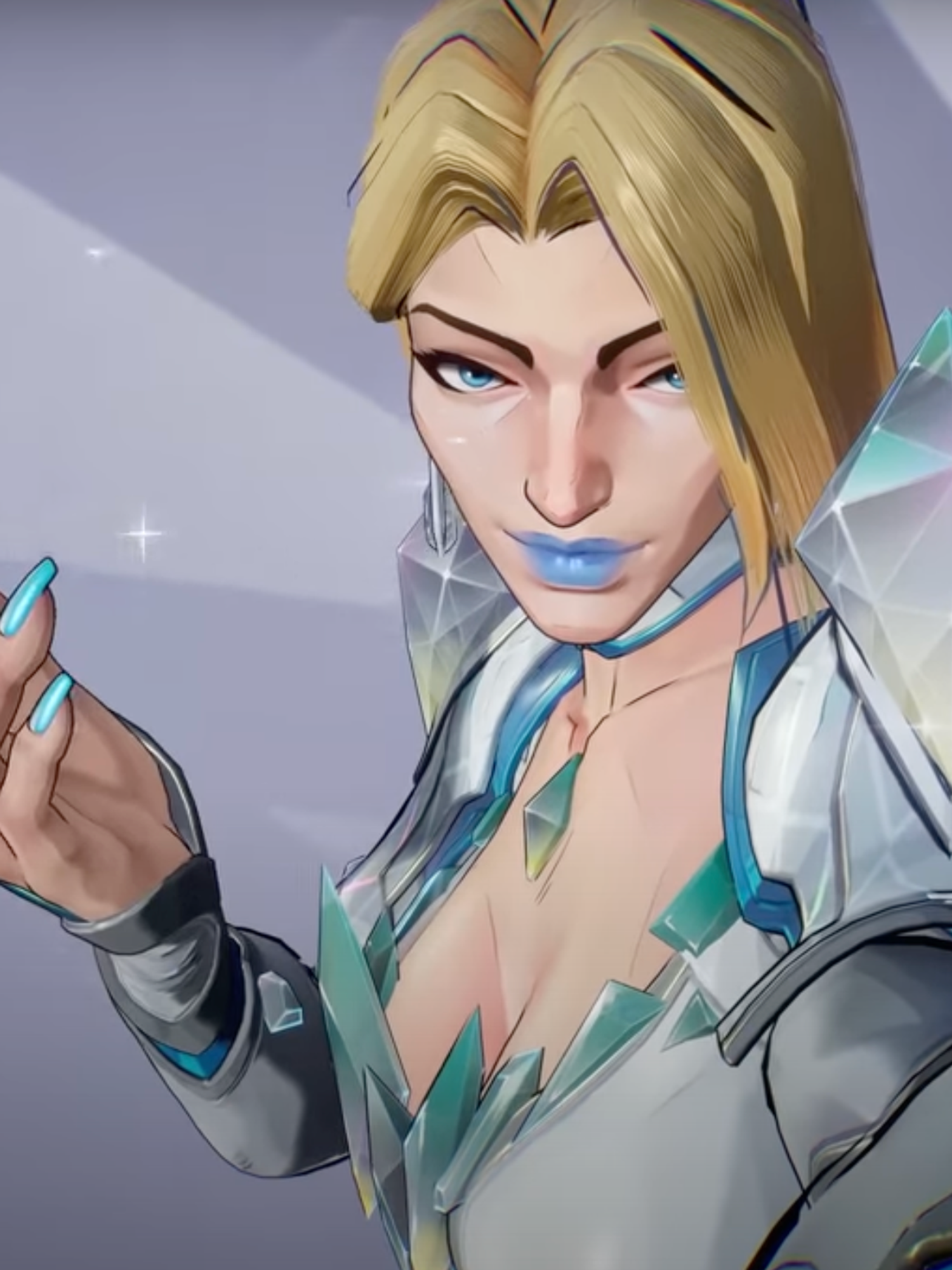 A screenshot of The White Queen from Marvel Rivals