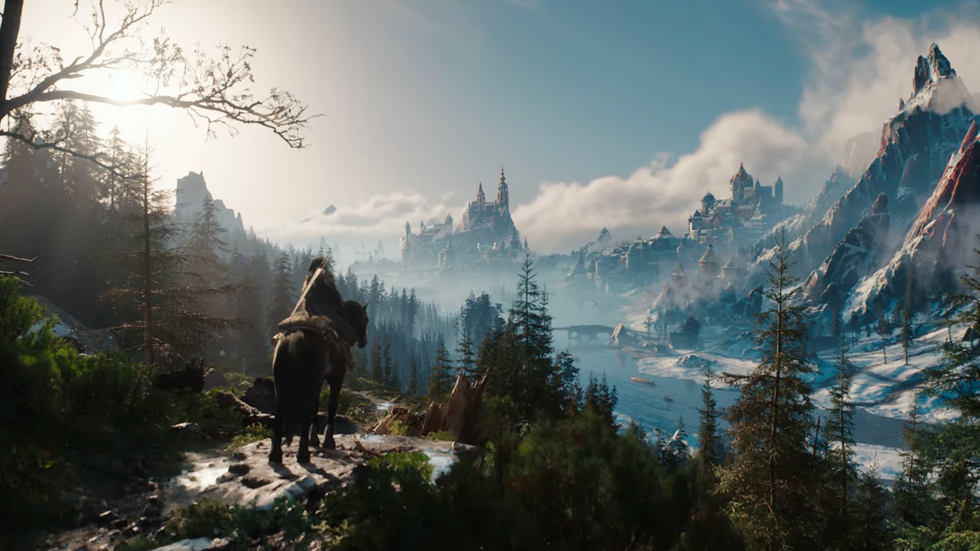A screenshot of the world The Witcher 4 is set in