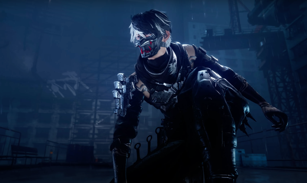 A screenshot of Yakumo from the Ninja Gaiden 4 reveal trailer