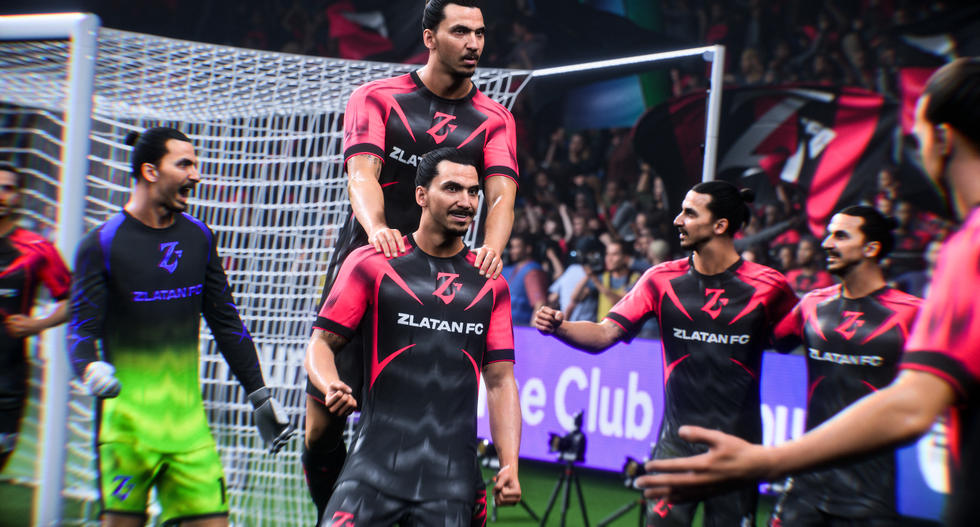 A screenshot of Zlatan FC in EA Sports FC 26