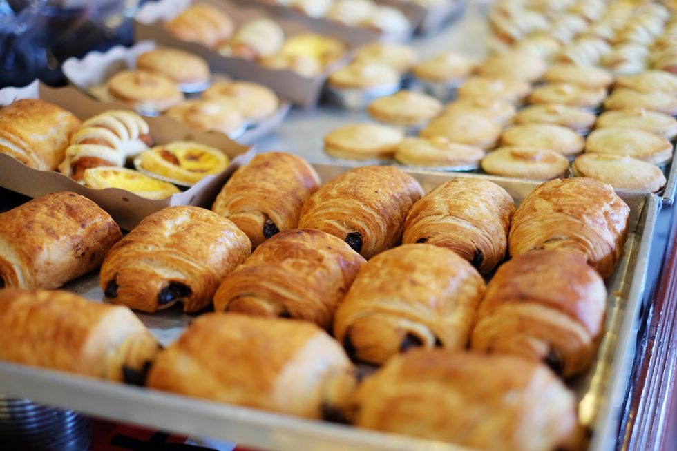 A selection of French pastries
