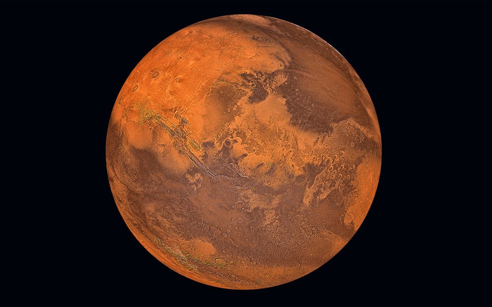 A stock image of Planet Mars