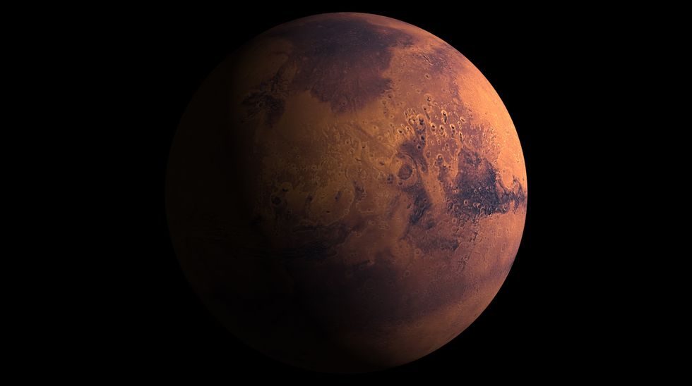 A stock image of Planet Mars