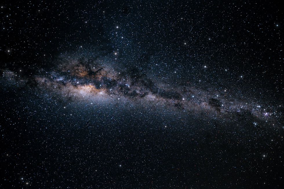A stock image of the Milky Way