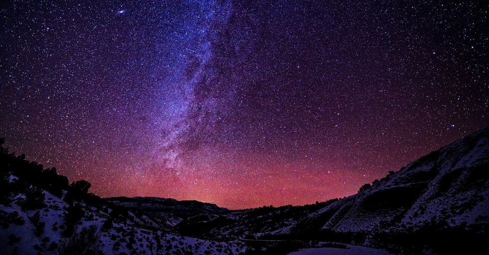A stock image of the Milky Way