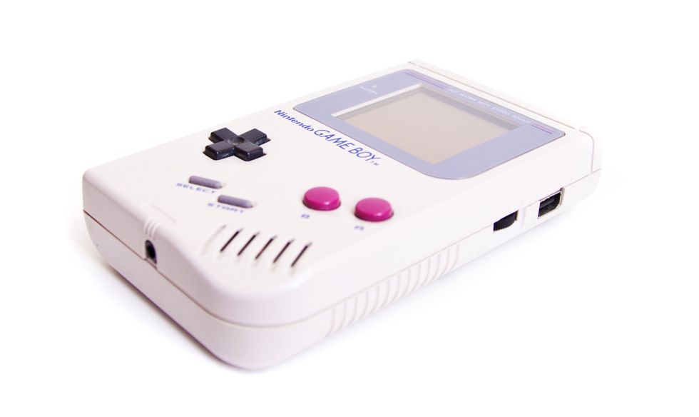 A stock image of the Nintendo Game Boy console