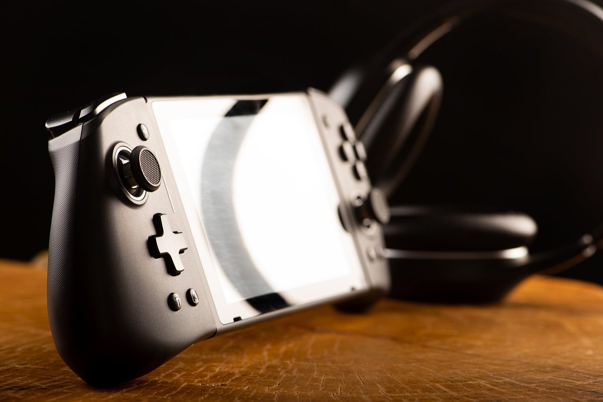 A stock photo of the Nintendo Switch console