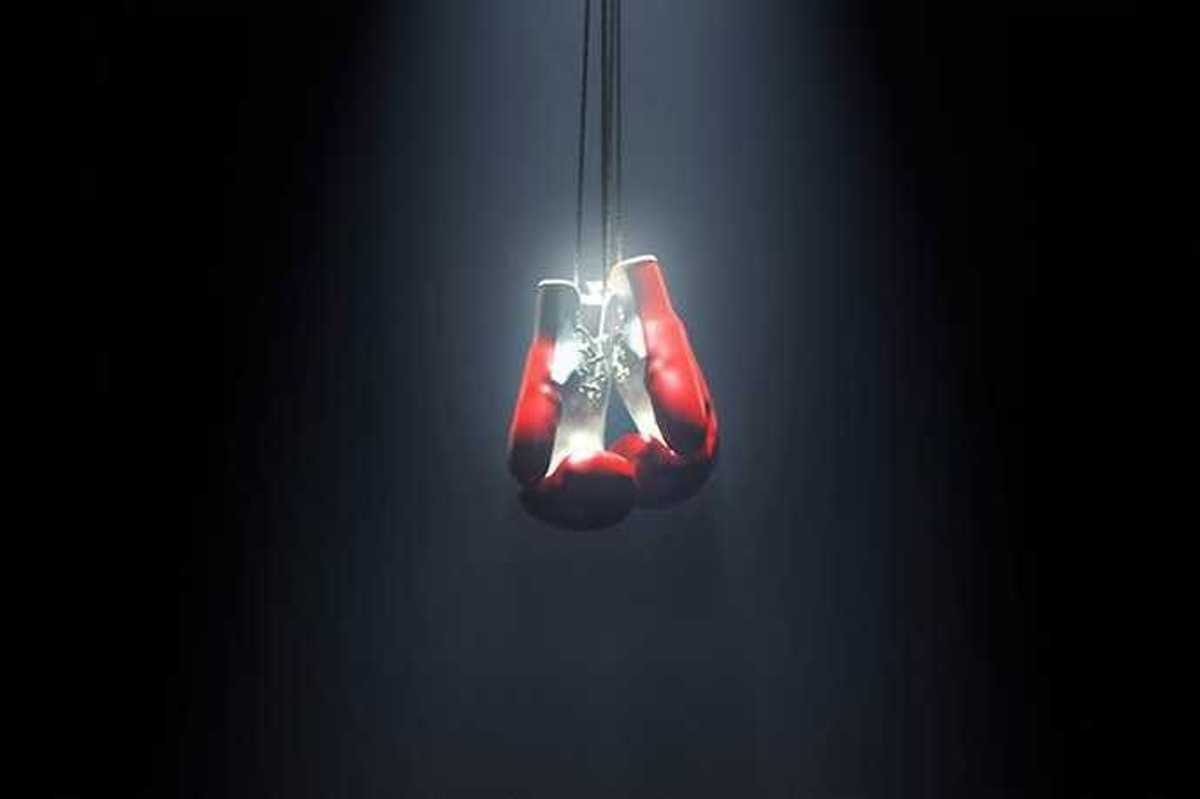 A teaser image from the EA Sports Fight Night announcement