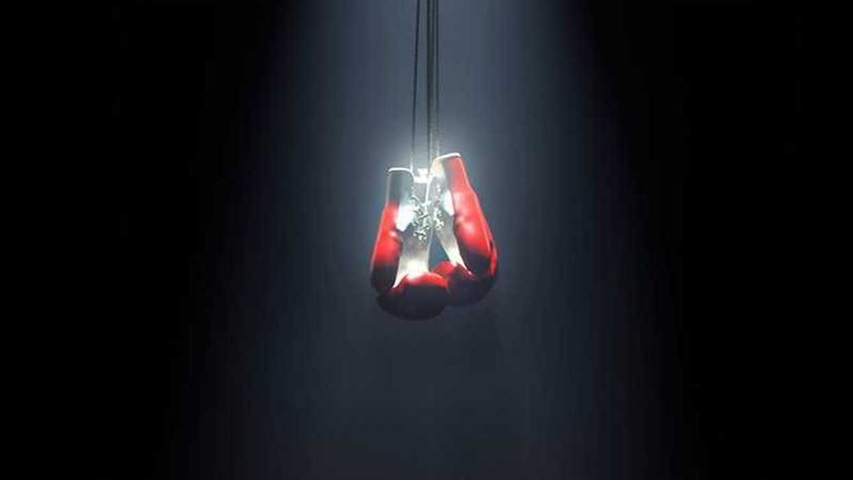A teaser image from the EA Sports Fight Night announcement
