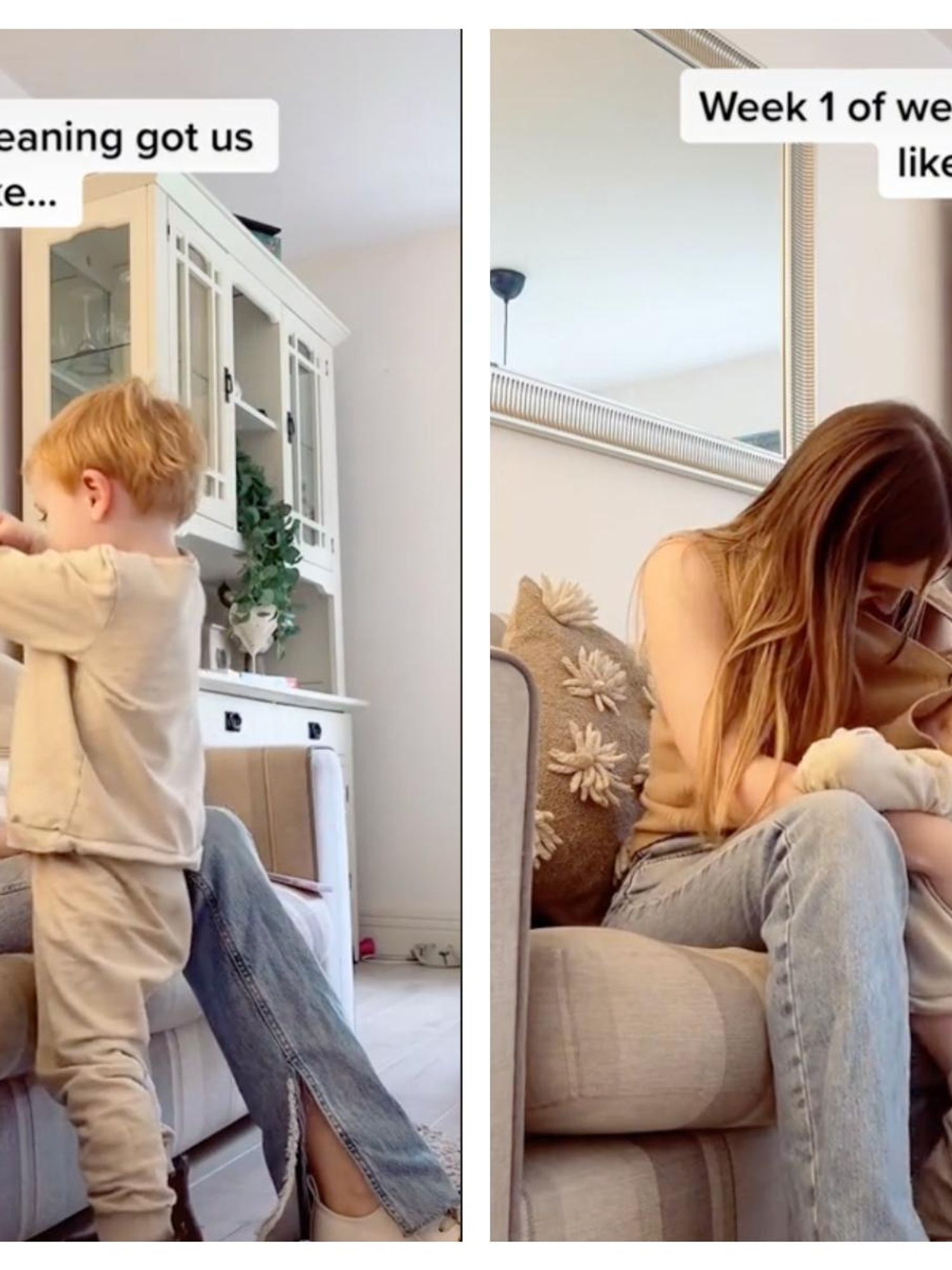 Mum says she woke up to hate messages over her TikTok video breastfeeding 2-year-old
