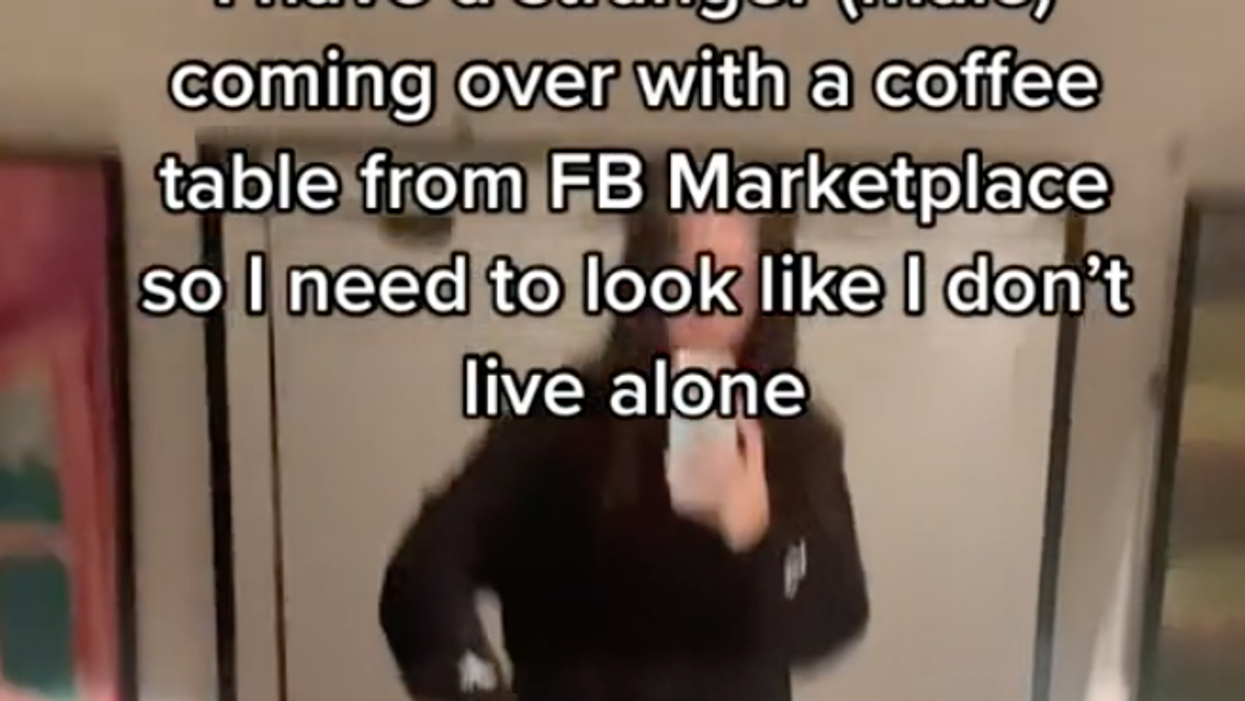 <p>A TikToker stages her apartment to make it look like her boyfriend lives with her in preparation for a male stranger visiting her home. </p>
