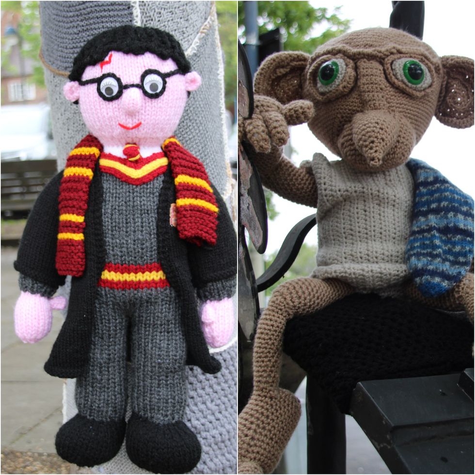 Knitted and crocheted Harry Potter characters add magic touch to Shropshire town