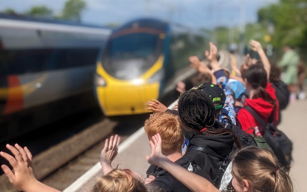 Train operator takes 1,000th child on free trip