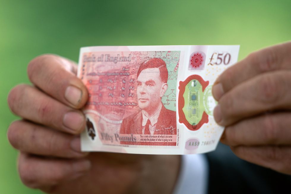A \u00a350 banknote featuring Alan Turing is set for release on Wednesday