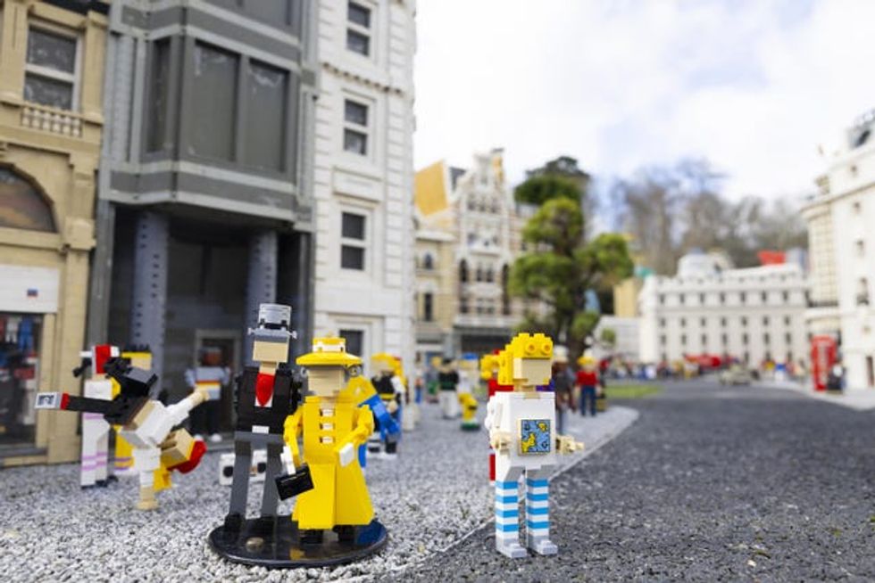 A \u20181996 High Street\u2019 in Miniland at Legoland Windsor