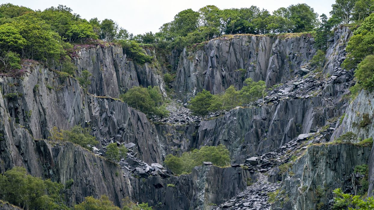 A view of the north-west Wales slate landscape (Peter Byrne/PA)