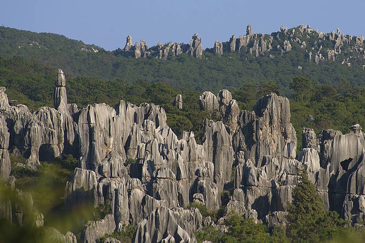 A view of the UNESCO Heritage-listed South China Karst