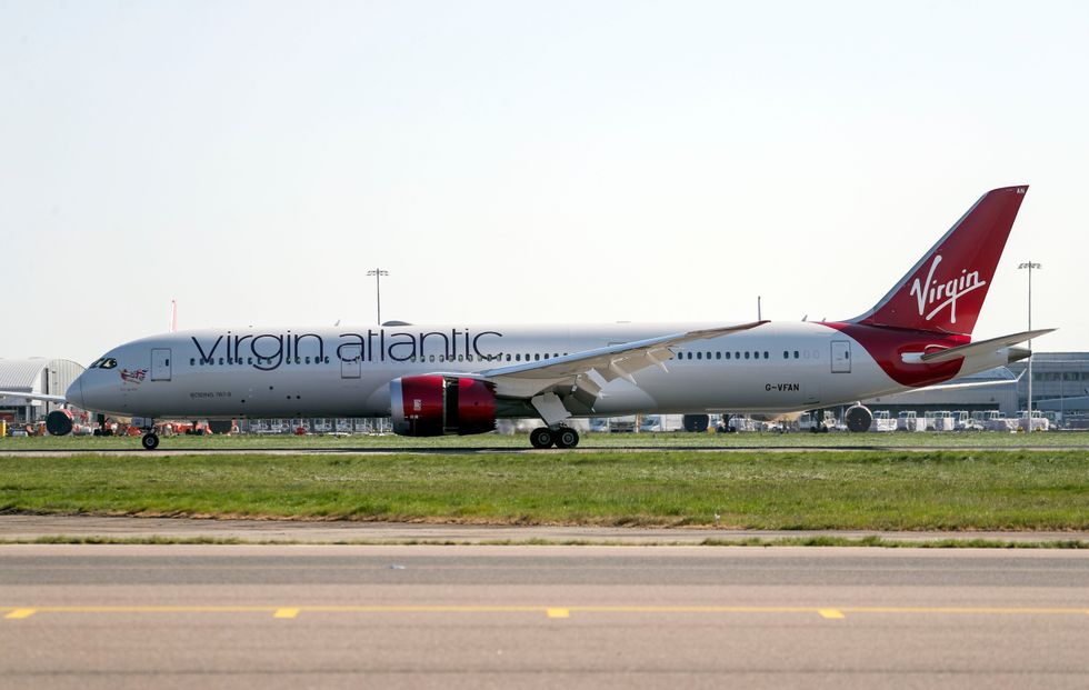 A Virgin Atlantic plane
