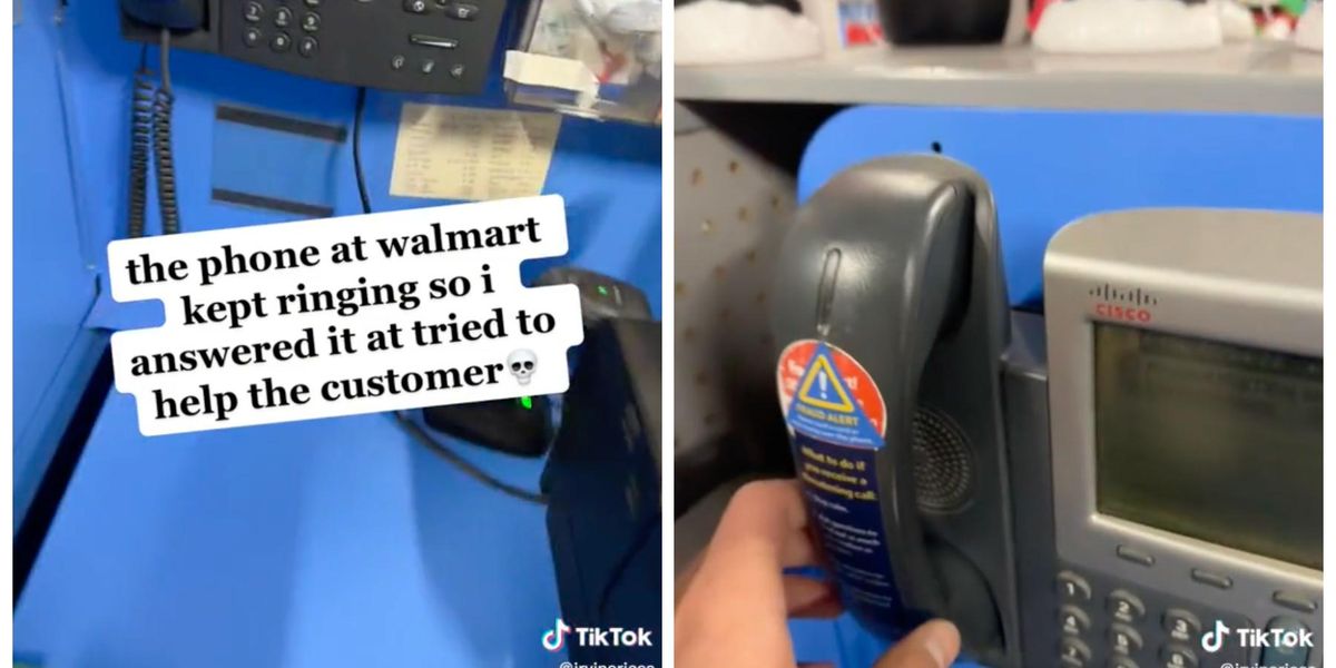 Walmart Call In ‘Walmart needs to hire me’: Shopper answers phone at Walmart, helps ...