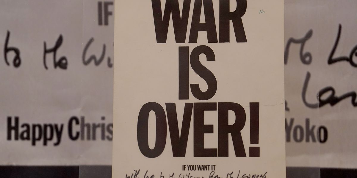 War is Over – John Lennon & Yoko Ono's massive poster campaign