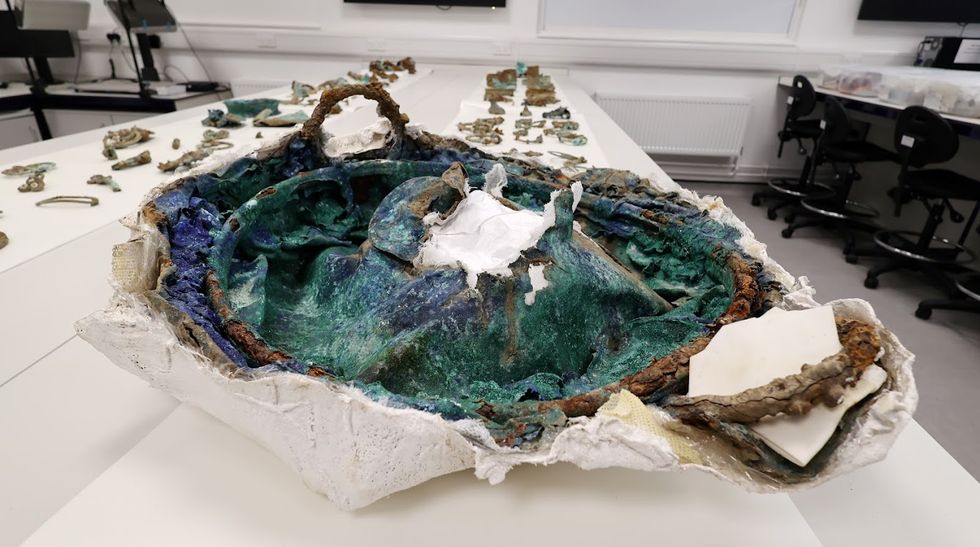 A wrecked cauldron found in Melsonby